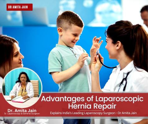 Dr Amita Jain, Delhi’s top laparoscopic surgeon for hernia