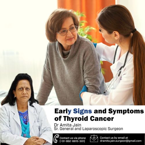 Dr Amita Jain thyroid cancer signs