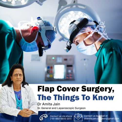 laparoscopic surgeon for flap cover surgery Dr Amita Jain