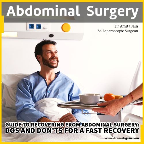 Dr Amita Jain who is one of the leading abdomen surgeons in Delhi NCR in the field of laparoscopic surgery