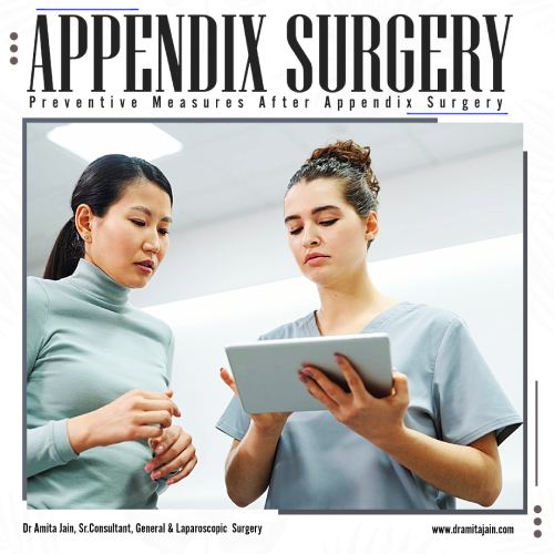 Dr Amita Jain best appendix surgeon Delhi