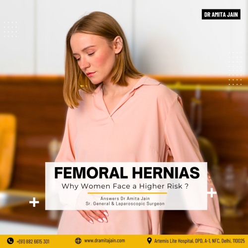 Dr Amita Jain is the Leading Surgeon and Doctor for Femoral Hernia Treatment