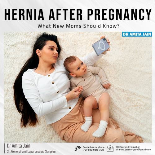 Dr Amita Jain best specialist doctor for Hernia Surgery post pregnancy in Delhi