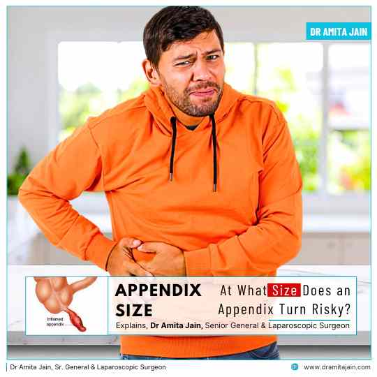 Dr Amita Jain Sr. General & Laparoscopic Surgeon for appendix surgery