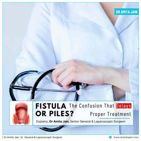 Painless Fistula and Piles Surgery in Delhi by Dr Amita Jain