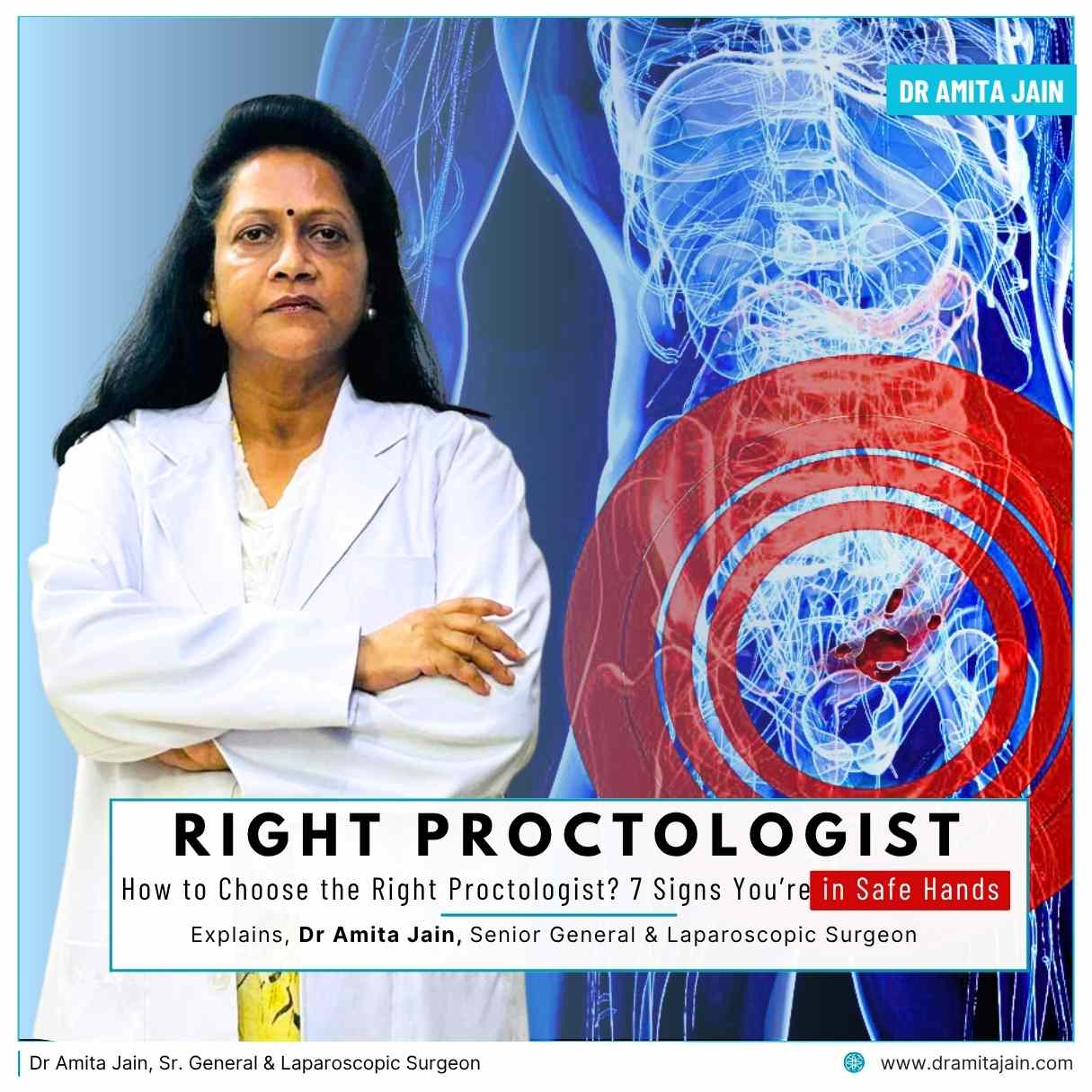 Dr Amita Jain Senior General Surgeon Proctologist in Delhi