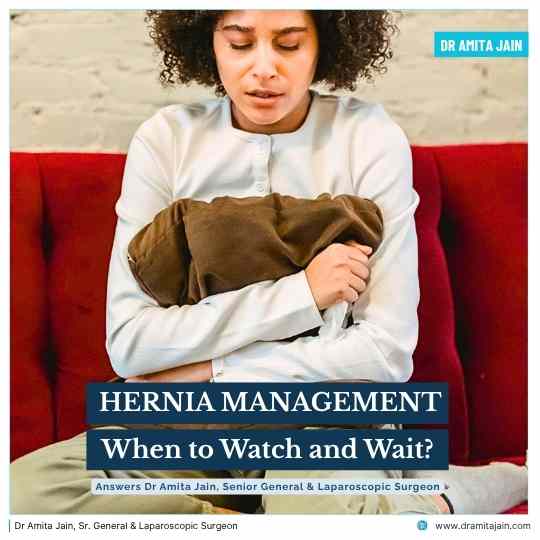 Dr Amita Jain Sr. General & Laparoscopic Surgeon for Hernia treatment in Delhi and India