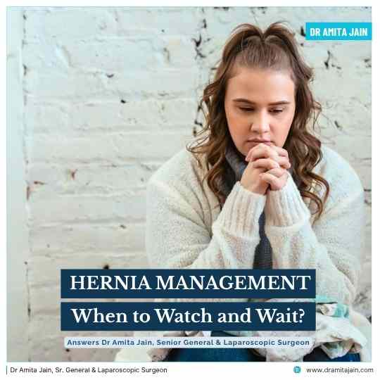 Dr Amita Jain Sr. General & Laparoscopic Surgeon for Hernia treatment in Delhi and India